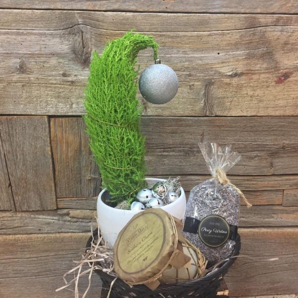 Grinch Tree Gift Basket